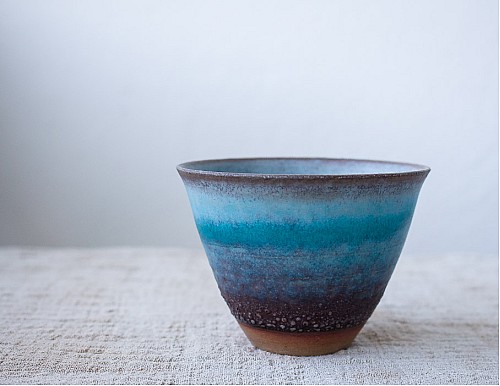 Ceramic Tea Cup Curving Lip, 190ml