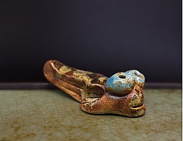 Чайная статуэтка из глины (чайный питомец) рыбка или головастик